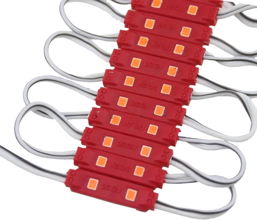 Miniatura 6 de Super Bright 200pcs Mini 2835 2 LED módulo DC12V impermeable luz decorativa para letreros de letras publicitarias con cinta adhesiva trasera (blanco)