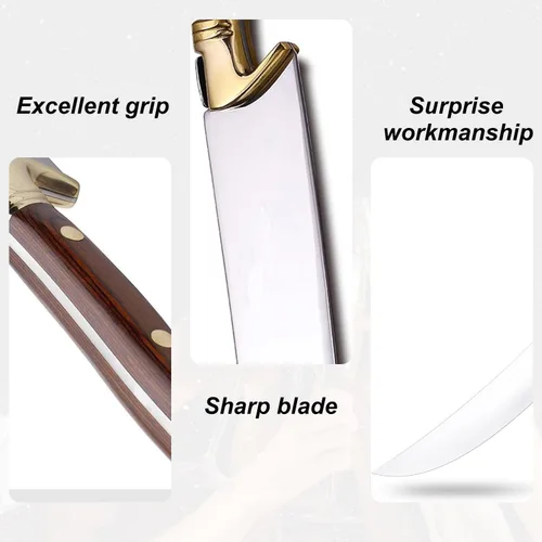 Miniatura 7 de Resafy Sable de champán con caja de regalo, cuchillo de vino espumoso de champán, abridor de champán