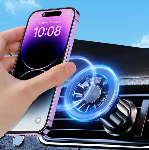 Miniatura 8 de Soporte de teléfono para tu coche Magsafe (20 súper imanes). Soporte magnético para teléfono para automóvil【Rotación de 360°】 Soporte de teléfono