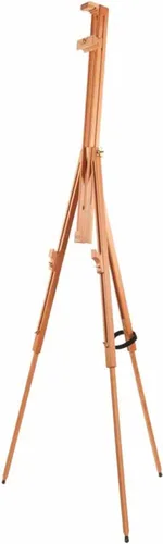 Miniatura 4 de Mabef Caballete de campo con trípode M29 - Caballete portátil ligero de madera de haya aceitada para pintura al óleo, acrílico, acuarela y pastel