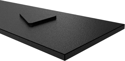 Miniatura 9 de ZEKOO Kit de herramientas decorativas magnéticas para puerta de garaje, 8 bisagras, 4 asas, detalles de carruaje para garaje de 2 autos, color negro