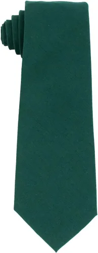 Miniatura 2 de Corbata de algodón de color sólido para hombre