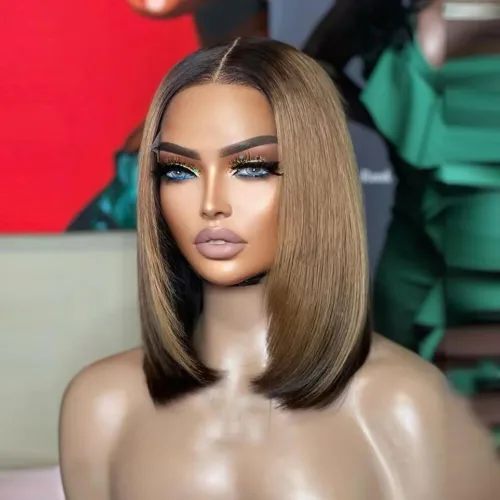 Miniatura 11 de Peluca de cabello humano virgen brasileño virgen brasileño ondulado con encaje frontal transparente HD de 13 x 6 pulgadas, nudos blanqueados
