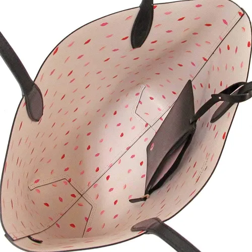 Miniatura 3 de Kate Spade x Disney Minnie Mouse Bolso grande reversible de piel