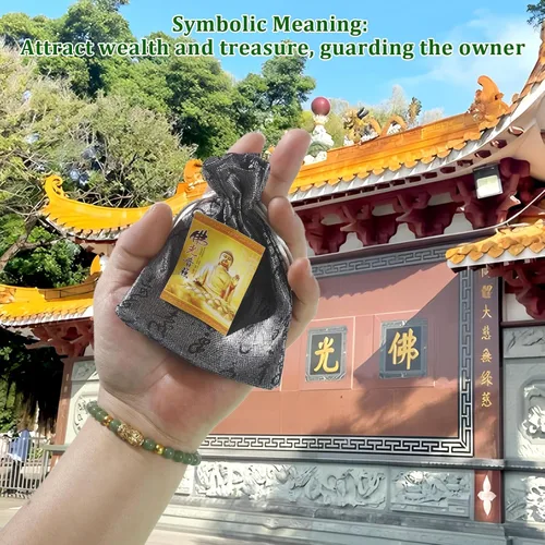 Miniatura 7 de Feng Shui Wealth Lucky Bracelet with Light Green Real Jade Bracelet for Women Men, 24K Gold Plated PiXiu Dragon Protection Bracelet Mantra Prayer