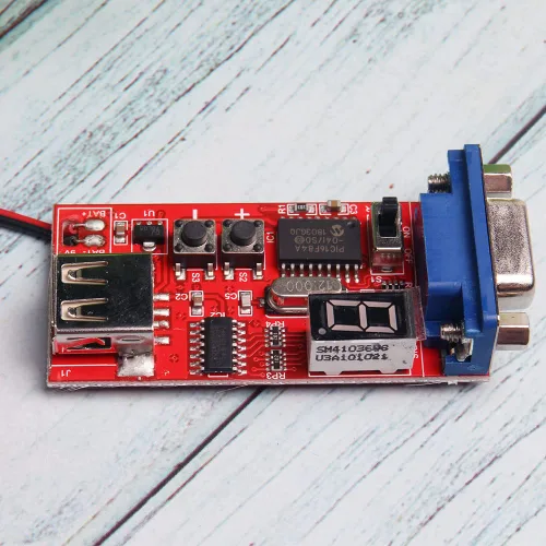 Miniatura 4 de Comimark 2 unids VGA generador de señal LCD pantalla probador 7V-12V entrada de energía