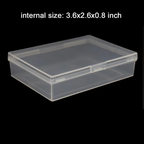 Miniatura 3 de Juego de 6 fundas de plástico vacías para cartas de juego, organizador de almacenamiento cerrado a presión, adecuado para Game Gard de 3.5 x 2.5