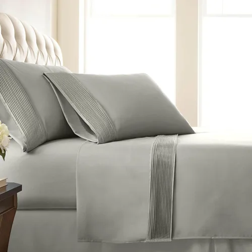 Miniatura 27 de Southshore Fine Linens®, juego de ropa de cama con bolsillo profundo, Microfibra, Negro, gemelo