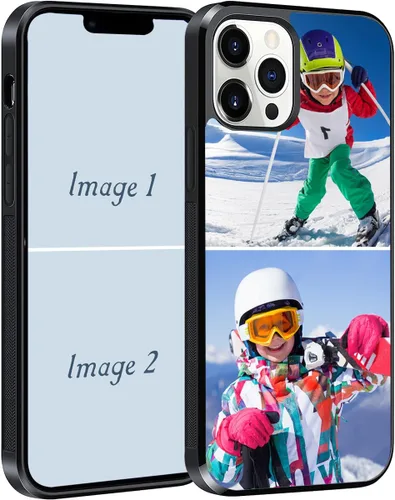 Miniatura 7 de Funda de teléfono con fotos personalizadas compatible con iPhone 17/17 Air/16/15/14/13/12/11 Pro Max/Mimi/Xs Max/Xr/7/8 Plus/Samsung Galaxy 4 Collage