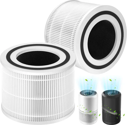 Miniatura 7 de Filtro de repuesto Core 300, compatible con el purificador de aire LEVOIT Core 300/300S, filtro de repuesto HEPA 3 en 1 grado H13, comparado