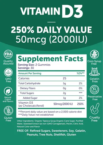Miniatura 6 de Paquete de gomitas prenatales y vitamina D3 de Lunakai - Multivitamínico en gomitas para el embarazo con hierro y ácido fólico - Suplemento de apoyo