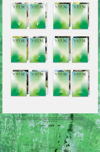 Miniatura 5 de Nature Nature World: código W 3er mini álbum CD+1p póster plegable en paquete+80p fotolibro+sobre+1p foto pegatina+2p foto tarjeta+seguimiento