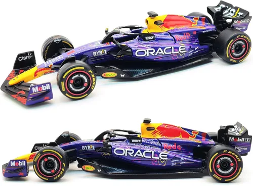 Miniatura 11 de 1:43 2023 F1 RB19 No. #1 Max Verstappen F1 No. #11 Sergio Pérez Formula Racing Aleación Coche Diecast Modelo (RB19 No.#1)