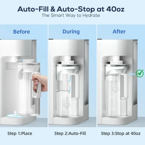 Miniatura 4 de [Inteligente] Filtro de Agua de Ósmosis Inversa para Encimera, Ph+ y Sistema de Filtración de Agua RO de 6 Etapas - Remineralización Alcalina, 4:1