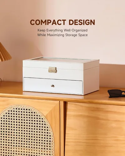 Miniatura 23 de Caja para anteojos de Co-z, organizador de anteojos, caja de almacenamiento con visualización