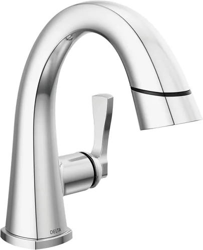 Miniatura 7 de Delta Faucet Stryke - Grifo de baño extraíble, grifo de baño extraíble de níquel cepillado con rociador extraíble, grifo de lavabo de baño, acero