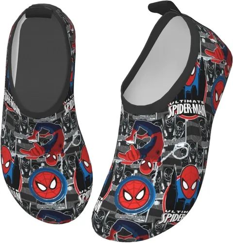 FANSUN Favorite Superheros - Zapatos de agua para niños ligeros antideslizantes descalzos de secado rápido para deportes piscina playa piscina para