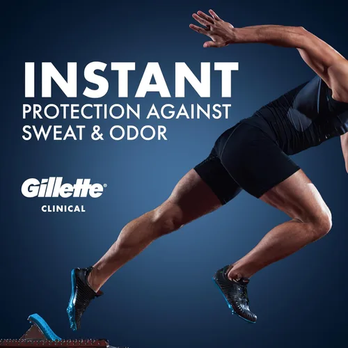 Miniatura 4 de Gillette Antitranspirante clínico y desodorante para hombres, protección contra el sudor y el olor 72 horas, frescura de larga duración, tecnología