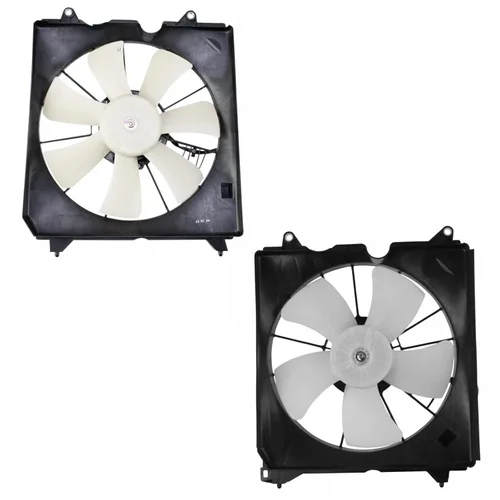 Miniatura 211 de TRQ Conjunto de ventilador de refrigeración del radiador CH3115205 compatible con Jeep Renegade 2019-2021
