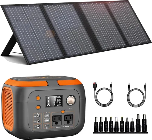 Estación de energía portátil de 300 W 260 Wh Generadores solares al aire libre Paquete de batería de litio móvil Salida de 110 V Banco de energía