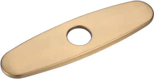 Miniatura 13 de Placa de Grifo, ALEASHA - Cubierta de Lavadero de Cocina de Acero Inoxidable de 10 Pulgadas, Placa de Escudo para Grifo de 1 o 3 Agujeros para Baño
