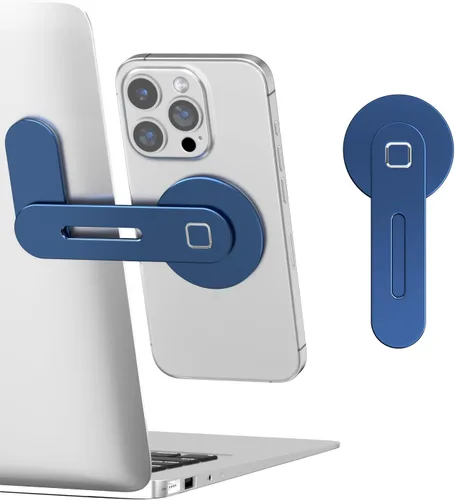 Miniatura 11 de CloudValley - Soporte ajustable para laptop, soporte magnético para teléfono, clip lateral delgado de aluminio para monitor de computadora