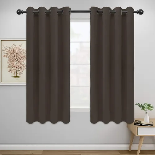 Miniatura 186 de Easy-Going - Cortinas opacas para dormitorio, aislamiento térmico sólido con ojales, cortinas de ventana para reducción de ruido, cortinas