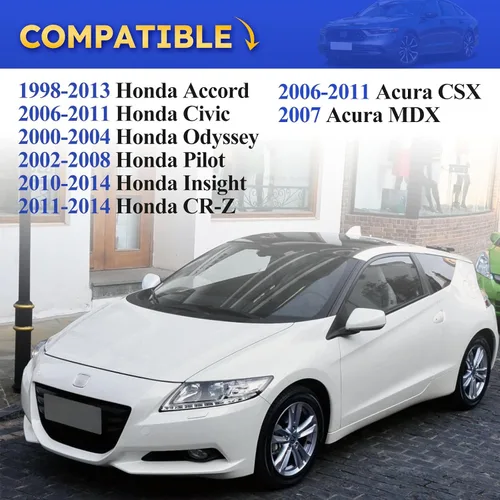 Miniatura 2 de 76400-SDA-A01 Espejo interior retrovisor para día/noche para Honda 1998-2013 Accord, 2000-2004 Odyssey, 2006-2011 Civic, 2002-2008 Pilot, Insight