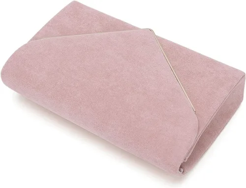 Miniatura 5 de CHARMING TAILOR Bolso de mano de ante sintético elegante de metal para bodas, bailes, eventos de corbata negra