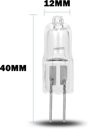 Miniatura 2 de Bombilla G4 24V Lente transparente 20 W 1.378 in Longitud 24 voltios Maquinaria pesada Marina tren Cabina Iluminación Bombilla de reemplazo JC 24 V
