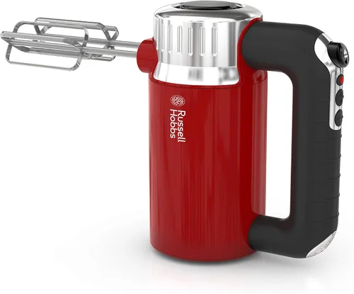 Miniatura 8 de Remington Russell Hobbs MX3100RDR - Batidora de mano estilo retro, 4 velocidades + Turbo Boost, color rojo