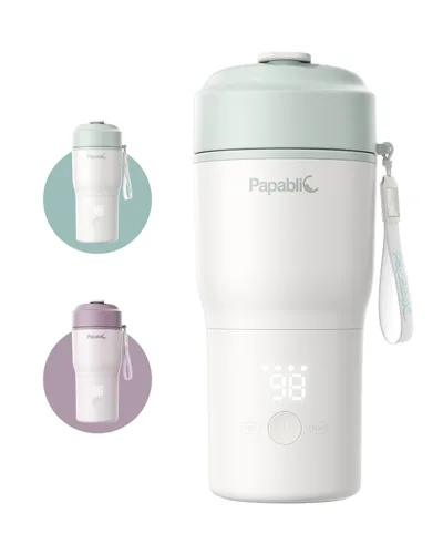 Miniatura 9 de Papablic Calentador de Biberones Portátil para Casa y Viajes — Calentamiento Rápido de 85W, Esterilizador Incorporado, 4 Configuraciones