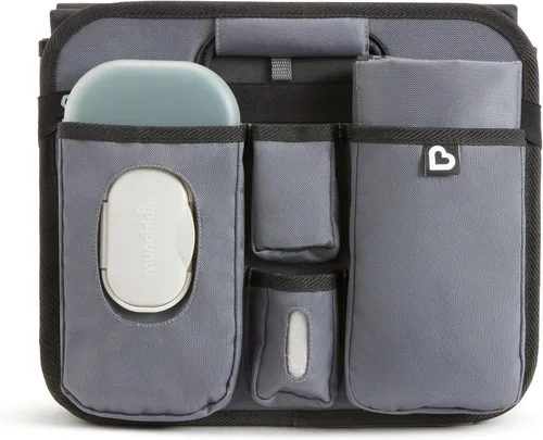 Miniatura 7 de Organizador de maletero Munchkin Out-n-About para SUVs y coches con almohadilla portátil para cambiar pañales y toallitas húmedas para bebés