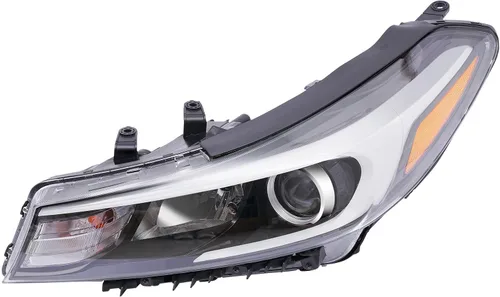 Miniatura 12 de Para 2010 2011 Forte/Forte Koup LX/EX 2012 2013 Faros Reemplazo Izquierdo Lado Conductor Fábrica Halógeno Faro Negro Carcasa Ámbar Esquina