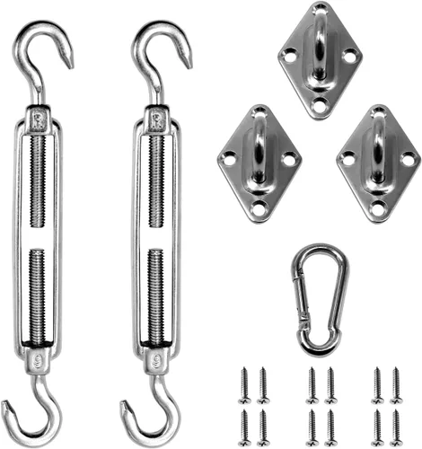 Miniatura 10 de ECOOPTS Abrazadera de anillo en D de 3 pulgadas para toldo de toldo