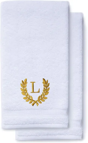 Miniatura 141 de Toallas de mano decorativas y con monograma para baño, cocina, maquillaje Regalo personalizado para boda-nupcial Toalla turca de lujo