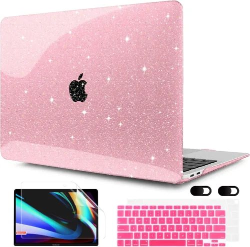 Miniatura 49 de MEEgoodo para MacBook Air de 13.3 pulgadas, funda 2021 2020 2019 2018 A2337 M1 A2179 A1932, carcasa transparente para MacBook Air M1, carcasa dura