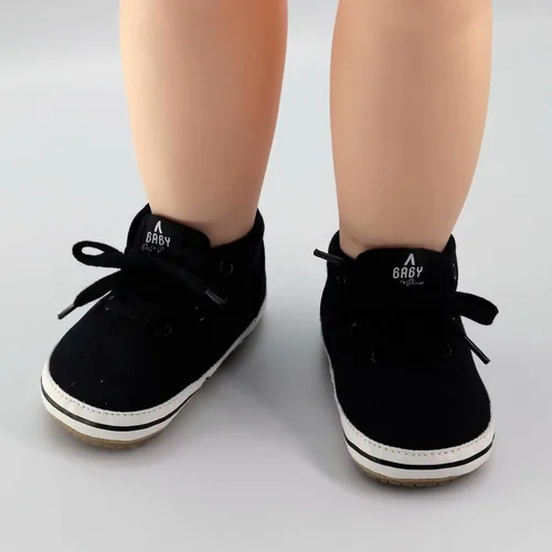 Miniatura 4 de GAISUMMI Unisex Baby Girls Boys Shoes Infant Canvas Sneakers Anti-Slip Rubber Sole Newborn Crib Shoes Toddler Outdoor Athletic First Walkers