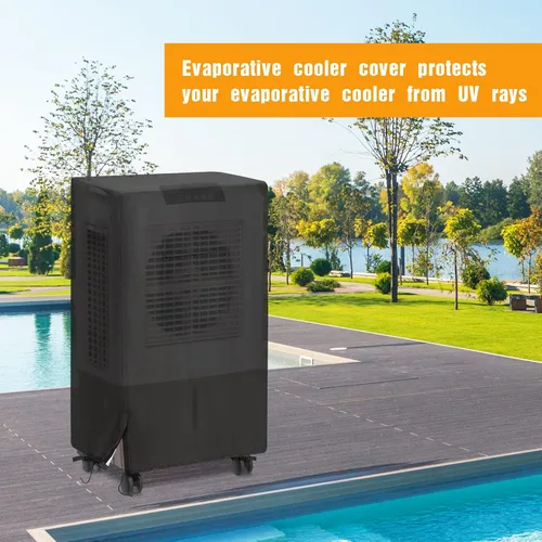 Miniatura 6 de Kasla Cubierta de enfriador evaporativo para enfriador evaporativo Hessaire MC26A, cubierta impermeable para enfriador de aire evaporativo, 21 x 15