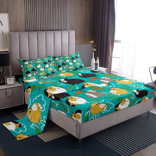 Miniatura 50 de Feelyou Football Bed Sheets Set Twin Size Basketball Sports Deep Pocket Fitted Sheet Soccer Ball Game Bedding Sets Black Baseball Gaming Soft Bed