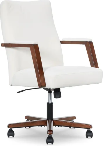Miniatura 14 de Finch NEO ONE - Silla ejecutiva ergonómica giratoria de tela de terciopelo/madera, color negro (52304-BLK)