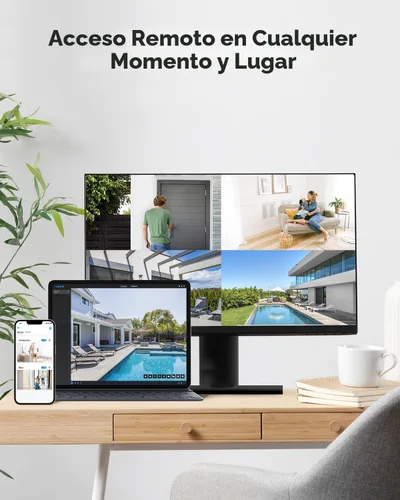 Miniatura 5 de REOLINK Sistema de Cámara de Seguridad con Cable 4K para Exteriores, Cámara de Vigilancia IP PoE Tipo Domo con Detección de Humanos/Vehículos, Blanco
