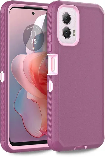 Miniatura 11 de Funda para Moto G Power 2021, Motorola G Power 2021, resistente a prueba de golpes, protección a prueba de polvo, 3 en 1, funda protectora Negro