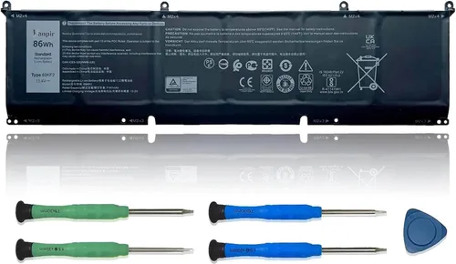 Miniatura 6 de XVJNP - Batería de repuesto para laptop Dell Latitude 5430 7330 Rugged Extreme P148G P148G001 P149G P149G001 Series 6JRCP M0TN3 KD1CT 11.4V 53.5Wh