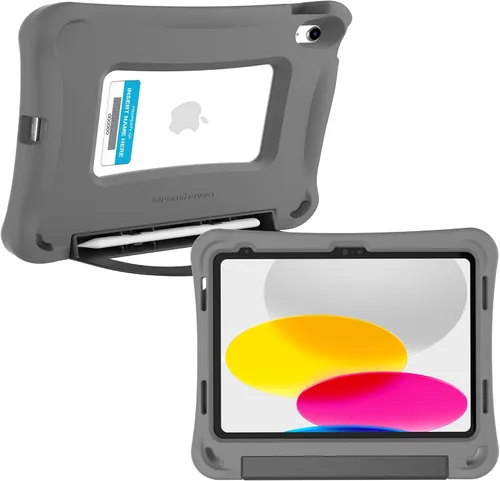 Miniatura 7 de Brenthaven Edge Bounce - Funda resistente para iPad de 9ª, 8ª, 7ª generación (10.2 pulgadas), a prueba de caídas, color rosa coral