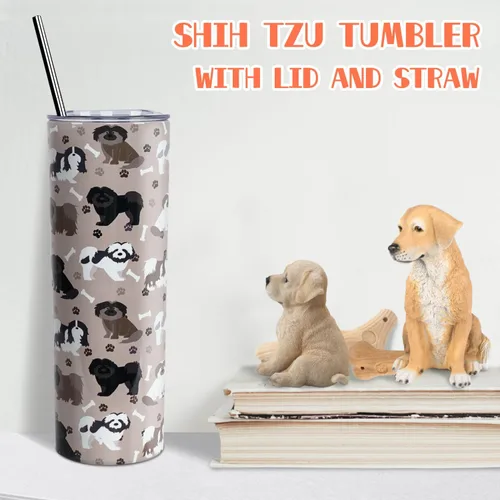 Miniatura 5 de Shih Tzu Regalos para mujeres, vaso Shih Tzu, regalos para amantes de los perros, regalo para perros, tazas de café de viaje Shih Tzu para bebidas
