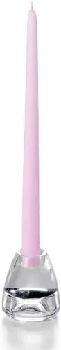 Miniatura 10 de yummi Velas cónicas color rosa claro de 12 pulgadas, 12 por paquete