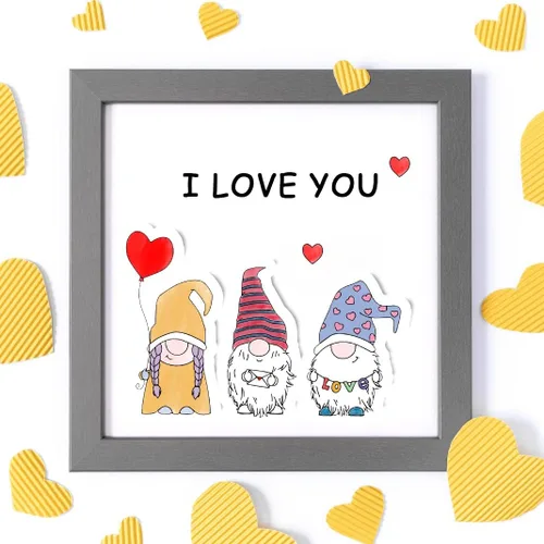 Miniatura 3 de Sellos y troqueles de gnomos para hacer tarjetas, sello transparente de Papá Noel, troqueles de corte de Navidad, troqueles de corazón de graduación