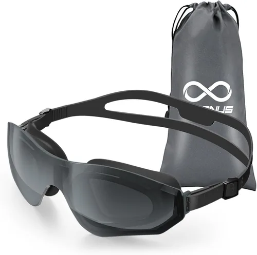 Miniatura 9 de Gafas de natación para adultos, sin marco, de visión amplia, para hombres y mujeres, antivaho, UV, a prueba de fugas, gafas de piscina