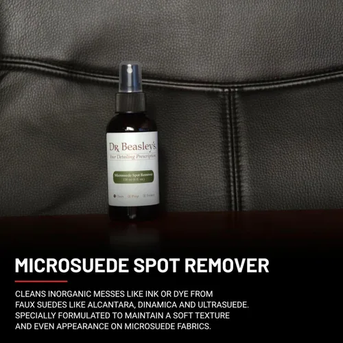 Miniatura 3 de Dr. Beasley's Microsuede - Removedor de manchas de 12 onzas líquidas, especialmente formulado para gamuza sintética, conserva la suavidad, limpia